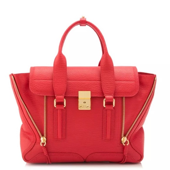 3.1 Phillip Lim Handbags - 3.1 Phillip Lim Pashli Satchel Medium 🍒 Red